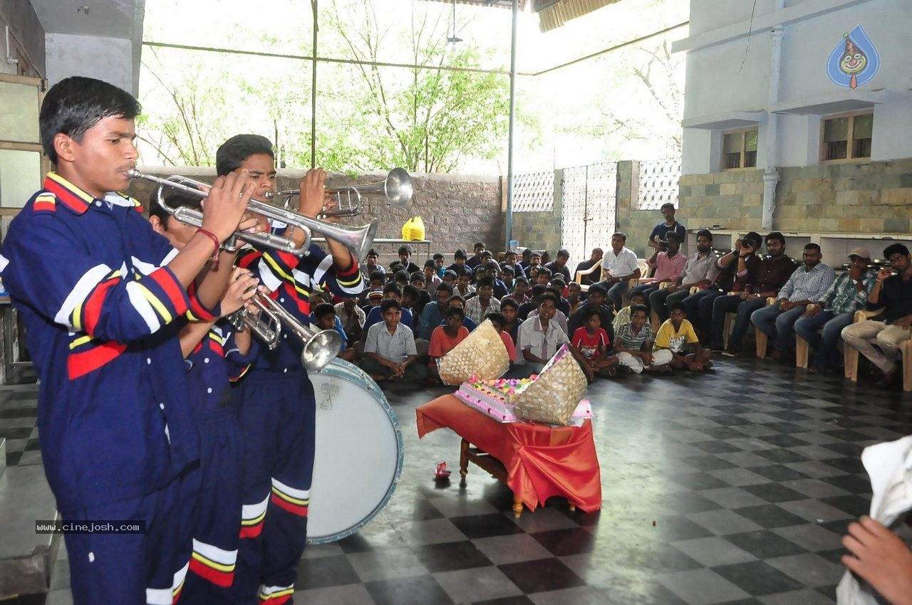 Fans Celebrate NTR Bday at Don Bosco School - 32 / 50 photos