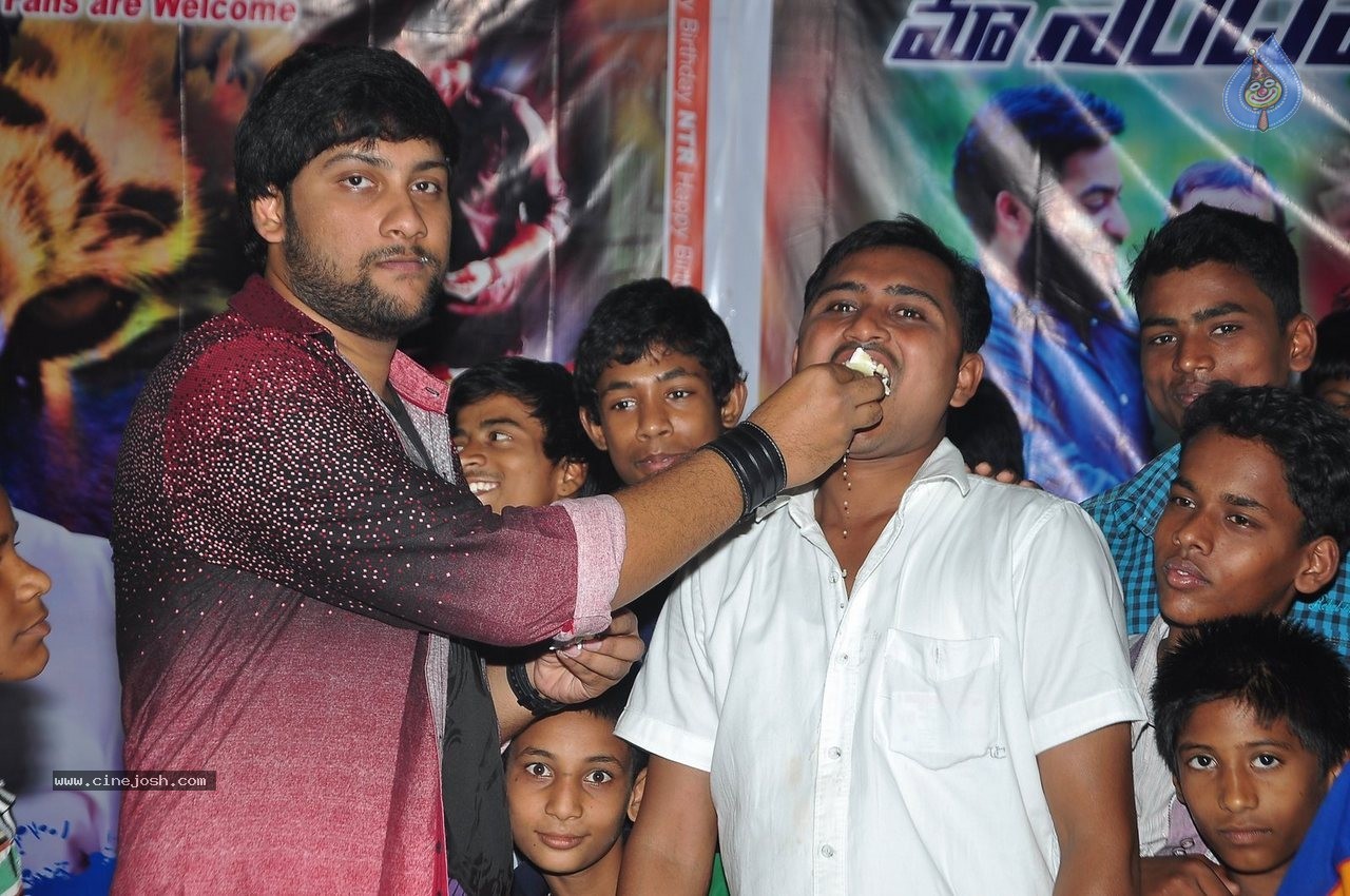Fans Celebrate NTR Bday at Don Bosco School - 38 / 50 photos
