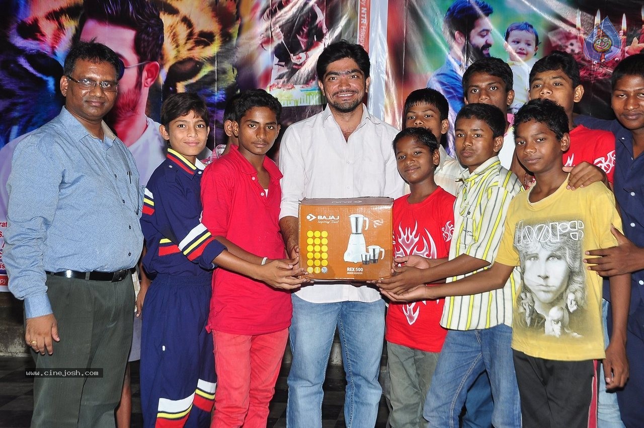 Fans Celebrate NTR Bday at Don Bosco School - 46 / 50 photos
