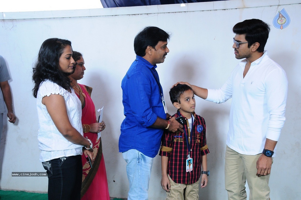 Fans Meet Ram Charan - 23 / 70 photos