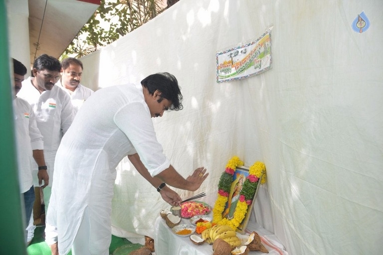 Flag Hoisting at Janasena Party Office - 5 / 6 photos