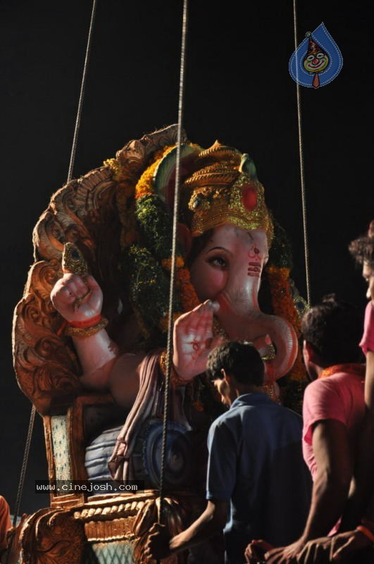 Ganesh Nimajjan At Hussain Sagar - 136 / 183 photos