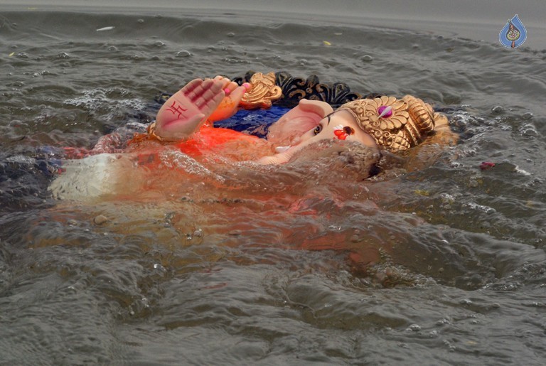 Ganesh Nimajjanam at Tank Bund - 10 / 17 photos