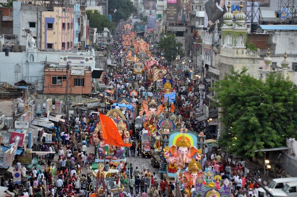 Ganesh Procession in Hyderabad 2017 - 6 / 45 photos