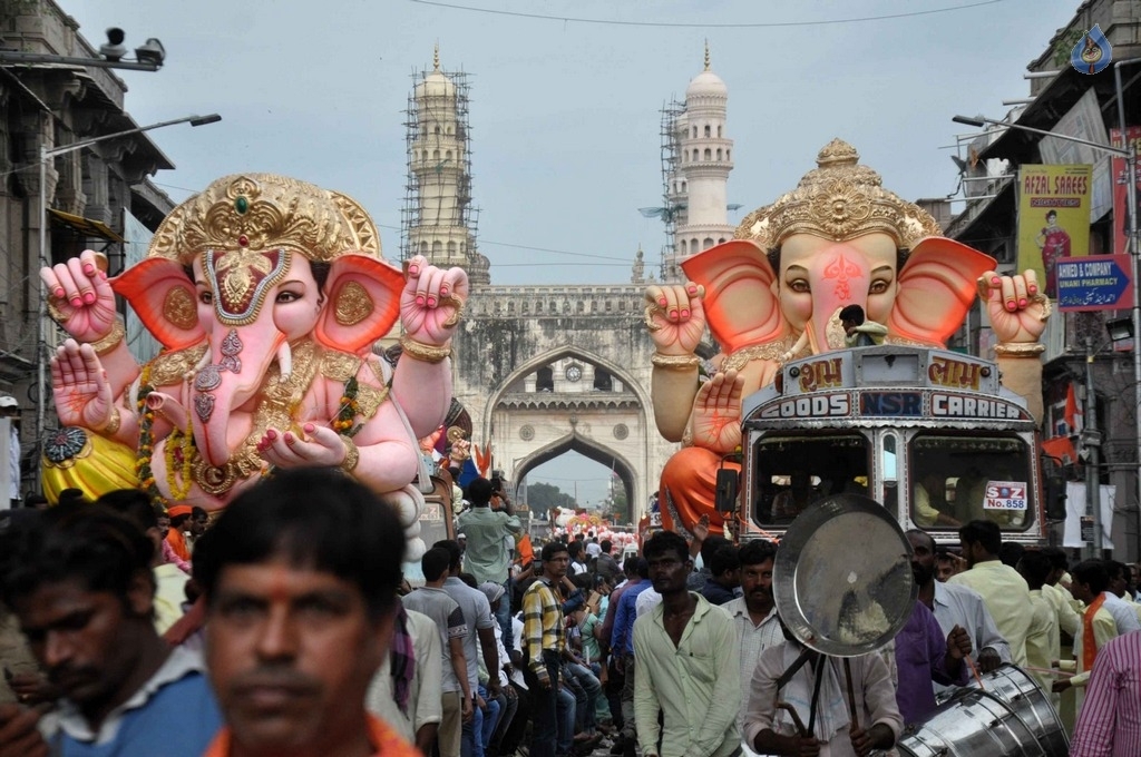 Ganesh Procession in Hyderabad 2017 - 7 / 45 photos
