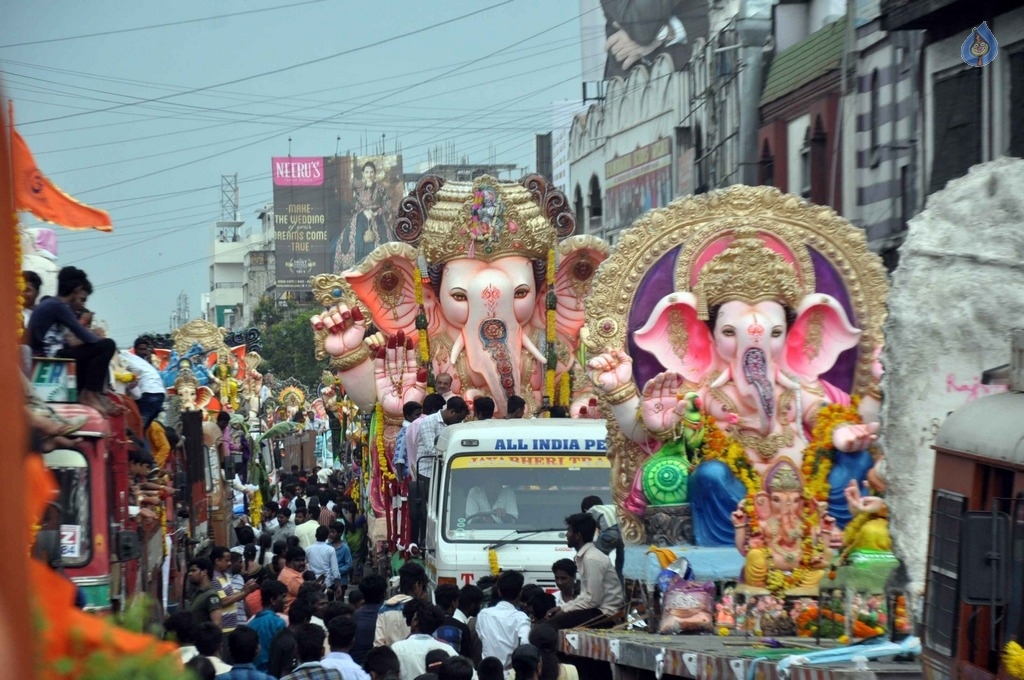 Ganesh Procession in Hyderabad 2017 - 23 / 45 photos