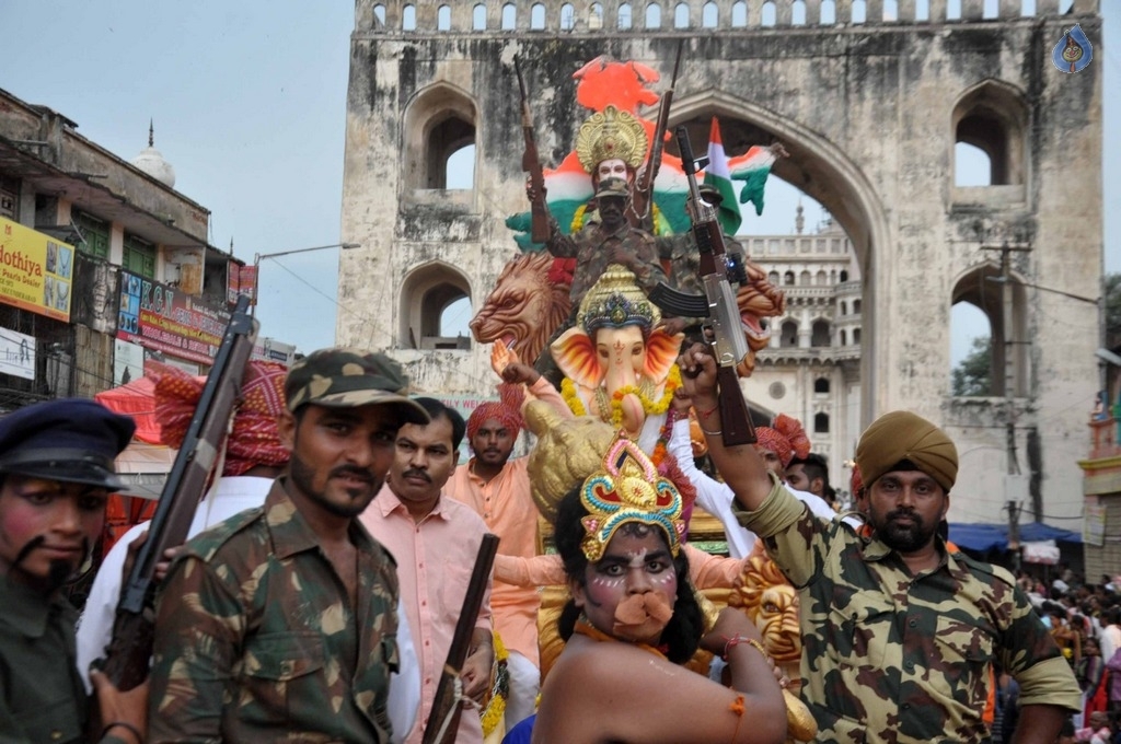Ganesh Procession in Hyderabad 2017 - 24 / 45 photos