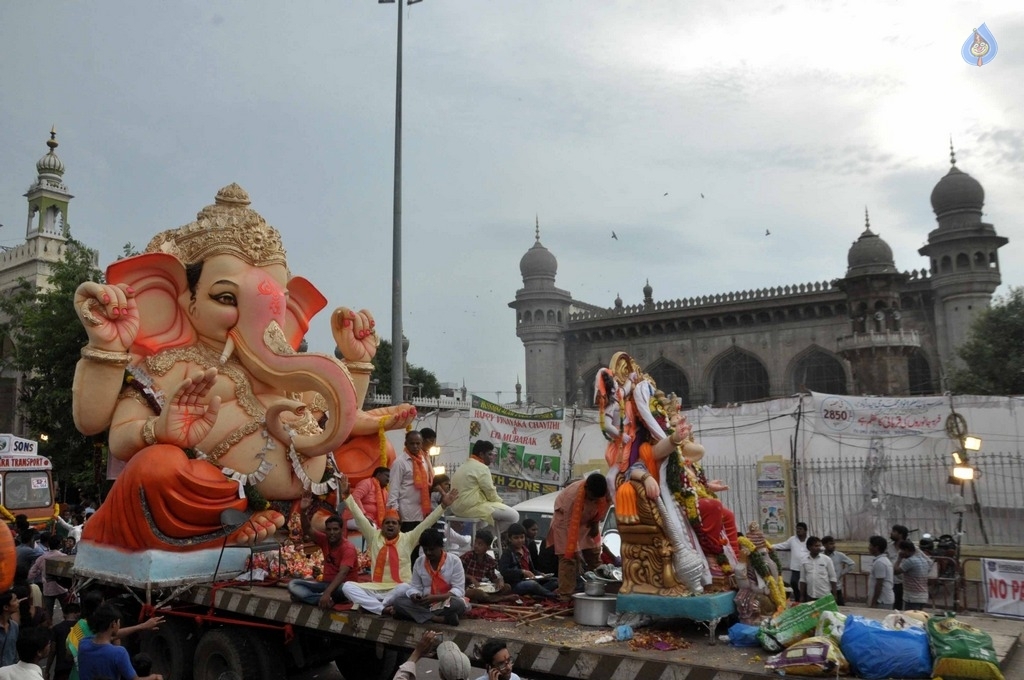 Ganesh Procession in Hyderabad 2017 - 34 / 45 photos