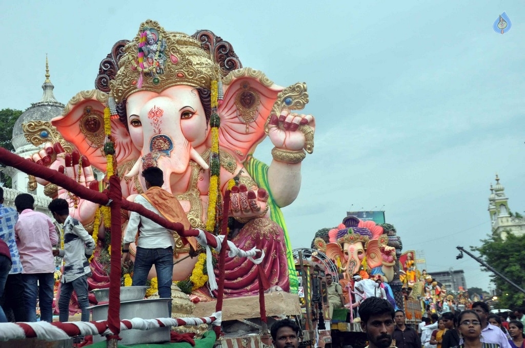 Ganesh Procession in Hyderabad 2017 - 36 / 45 photos