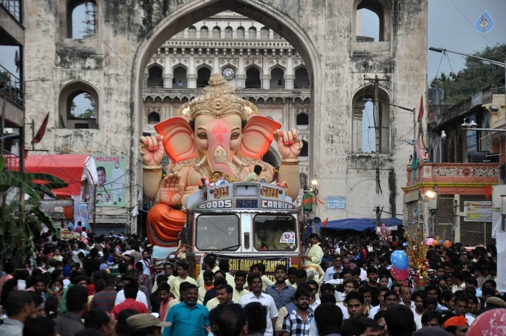 Ganesh Procession in Hyderabad 2017 - 39 / 45 photos