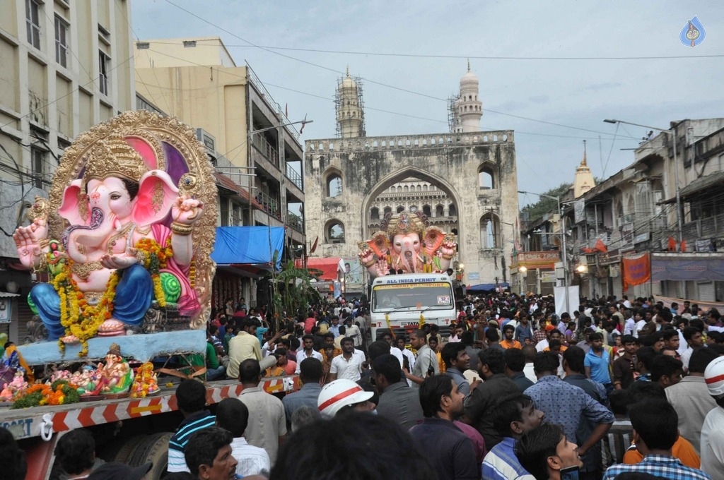 Ganesh Procession in Hyderabad 2017 - 40 / 45 photos