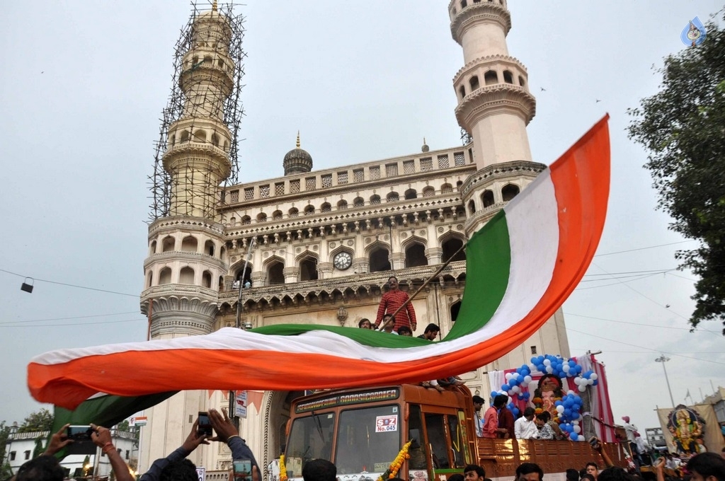 Ganesh Procession in Hyderabad 2017 - 42 / 45 photos