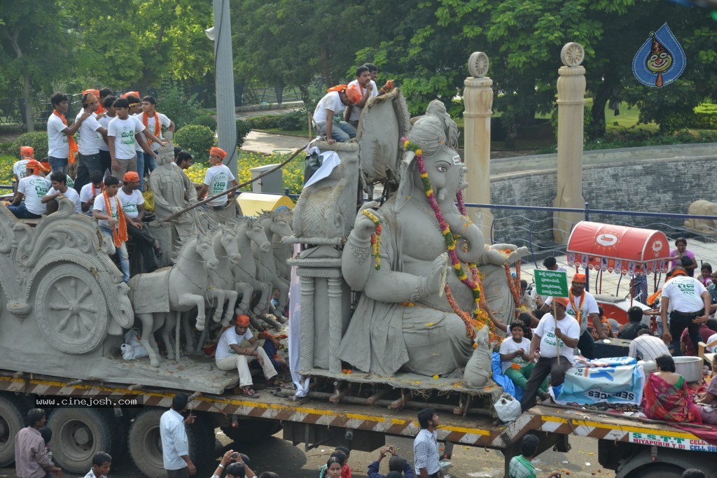 Ganesh Visarjan Photos at Hyd - 01 - 2 / 255 photos