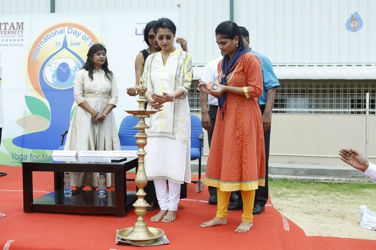 Gauthami Youth Yoga at Hyderabad Geetham College - 3 / 26 photos