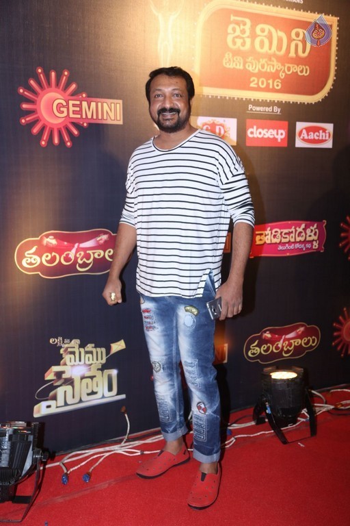 Gemini TV Puraskaralu 2016 Red Carpet 1 - 79 / 84 photos
