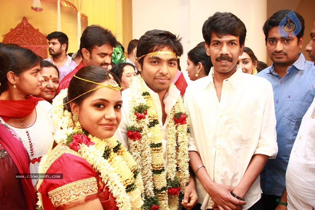 GV Prakash Kumar N Saindhavi Wedding Photos - 13 / 77 photos