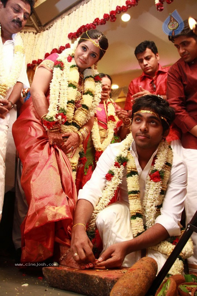 GV Prakash Kumar N Saindhavi Wedding Photos - 22 / 77 photos