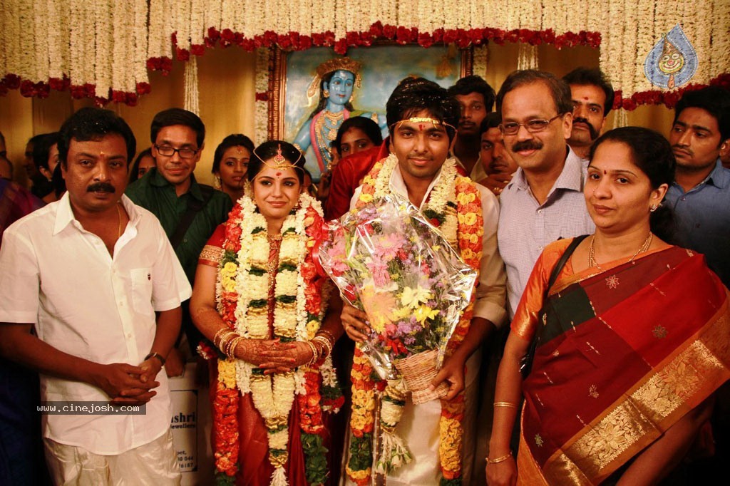 GV Prakash Kumar N Saindhavi Wedding Photos - 49 / 77 photos