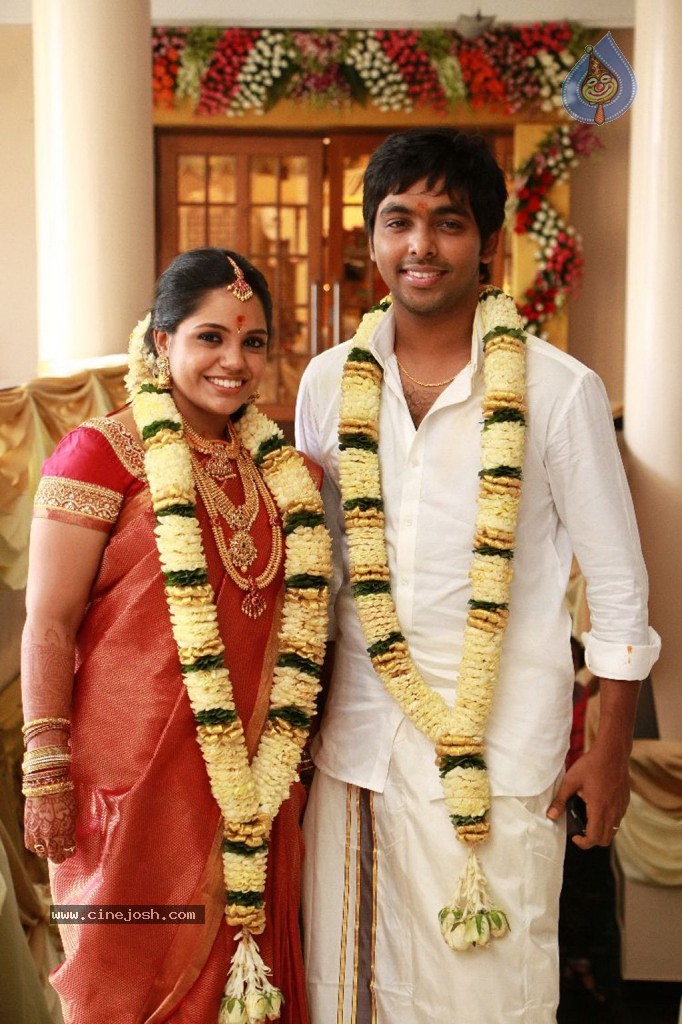 GV Prakash Kumar N Saindhavi Wedding Photos - 50 / 77 photos