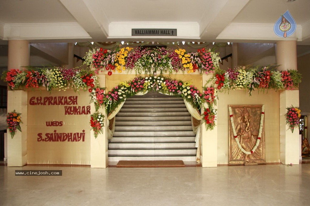 GV Prakash Kumar N Saindhavi Wedding Photos - 55 / 77 photos