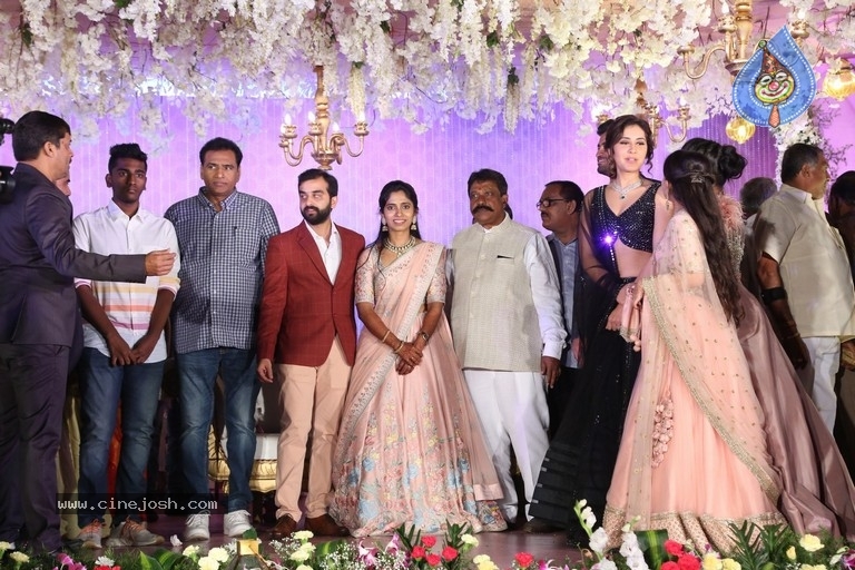 Harshith Reddy - Gowthami Wedding Reception - 14 / 40 photos