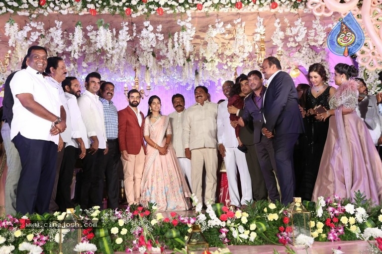 Harshith Reddy - Gowthami Wedding Reception - 19 / 40 photos