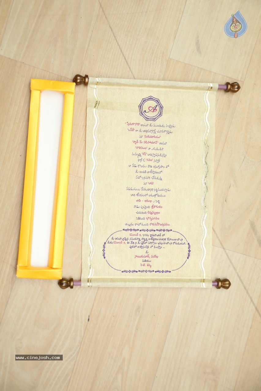 Hero Aadi Wedding Invitation - 3 / 6 photos