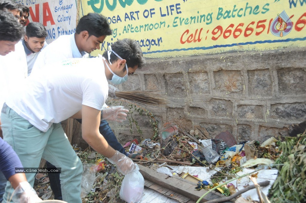 Hero Ram Swachh Bharat Event at Srinagar Colony - 12 / 66 photos