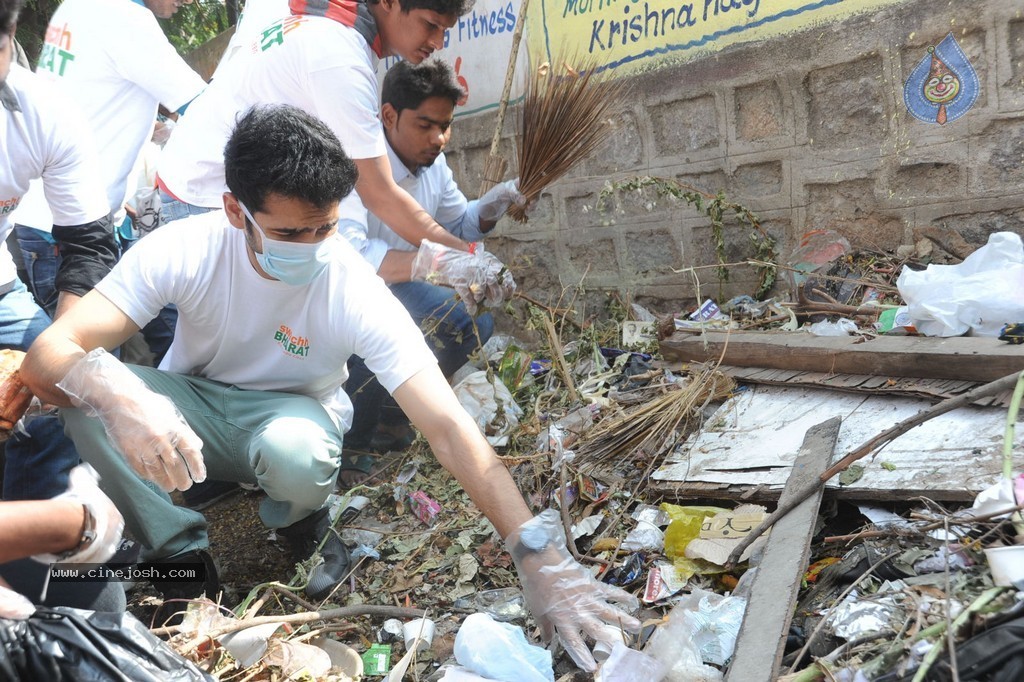 Hero Ram Swachh Bharat Event at Srinagar Colony - 39 / 66 photos