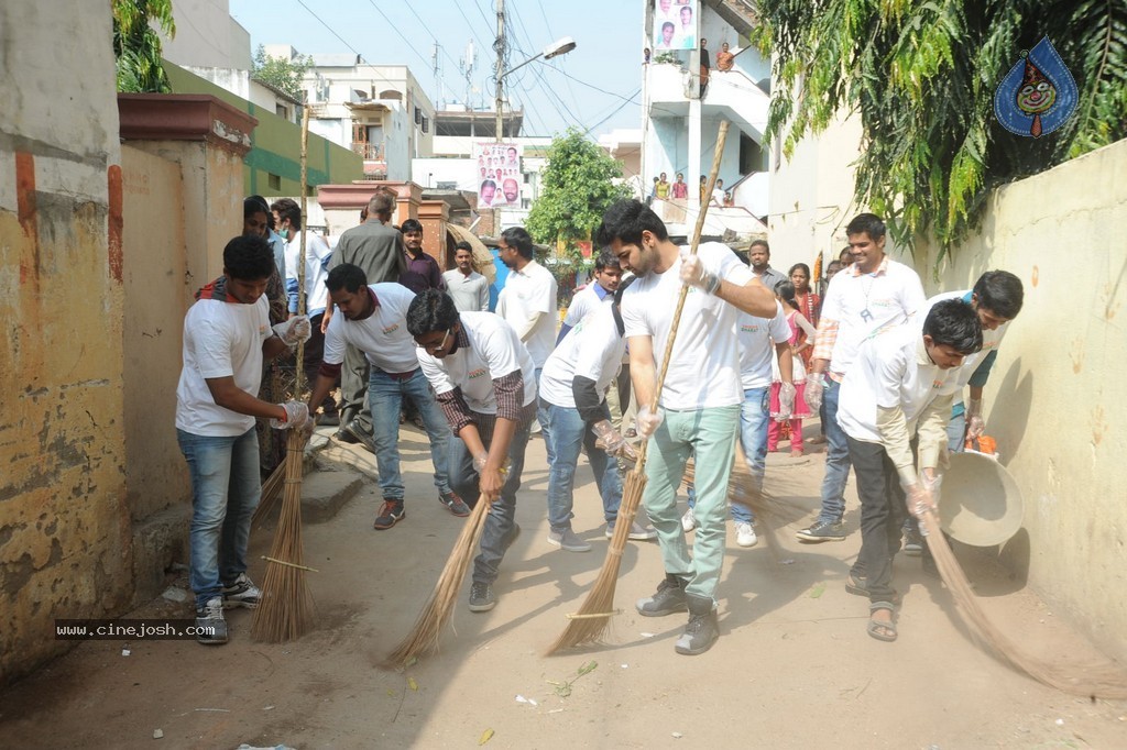 Hero Ram Swachh Bharat Event at Srinagar Colony - 49 / 66 photos