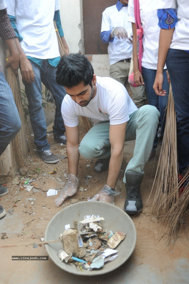 Hero Ram Swachh Bharat Event at Srinagar Colony - 57 / 66 photos