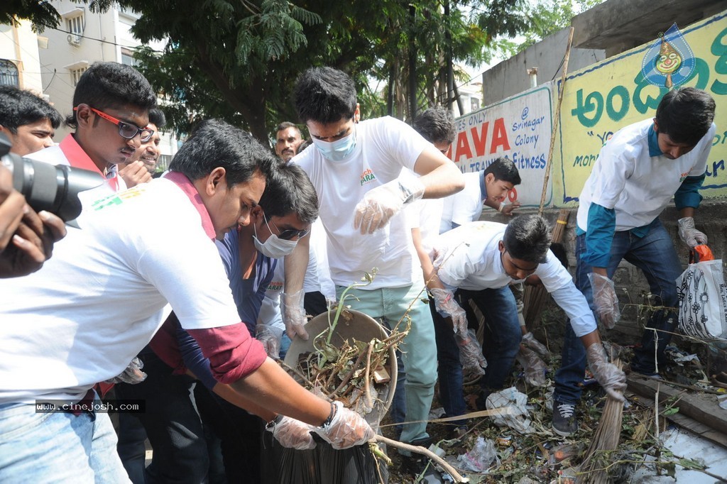 Hero Ram Swachh Bharat Event at Srinagar Colony - 63 / 66 photos