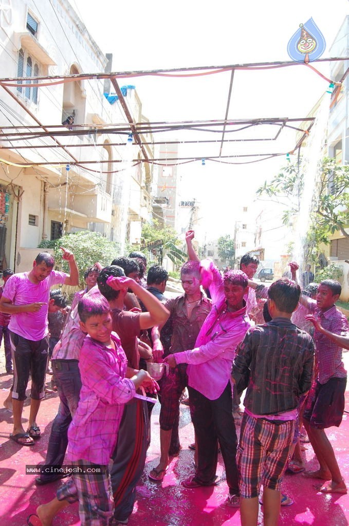 Holi 2014 Celebrations in Hyderabad - 124 / 151 photos