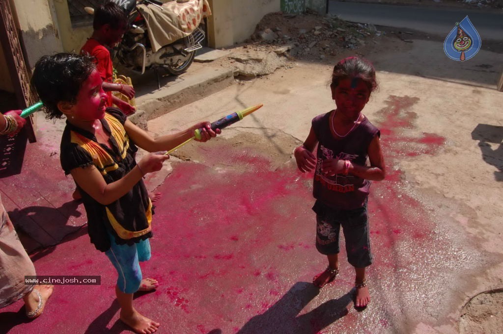Holi 2014 Celebrations in Hyderabad - 145 / 151 photos