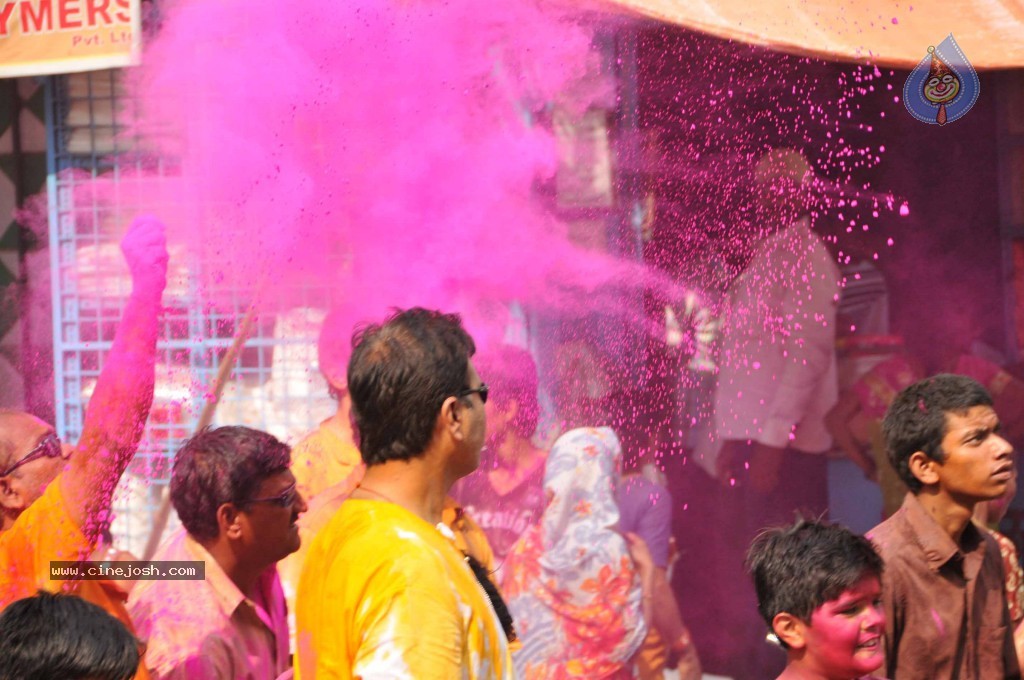 Holi Celebrations at Hyderabad - 1 / 73 photos