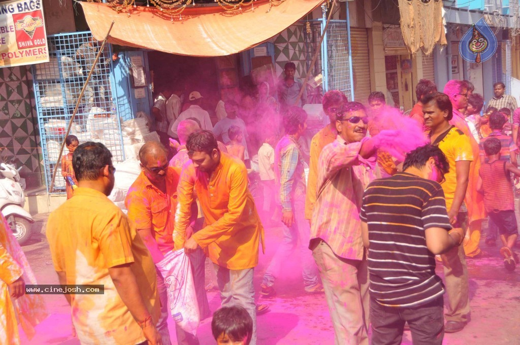 Holi Celebrations at Hyderabad - 2 / 73 photos