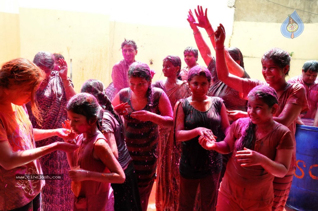 Holi Celebrations at Hyderabad - 9 / 73 photos