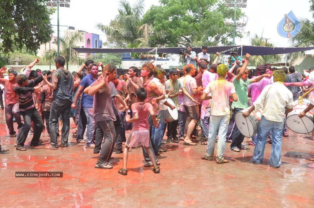 Holi Celebrations at Hyderabad - 10 / 73 photos