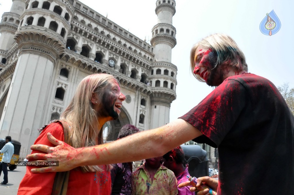 Holi Celebrations at Hyderabad - 13 / 73 photos