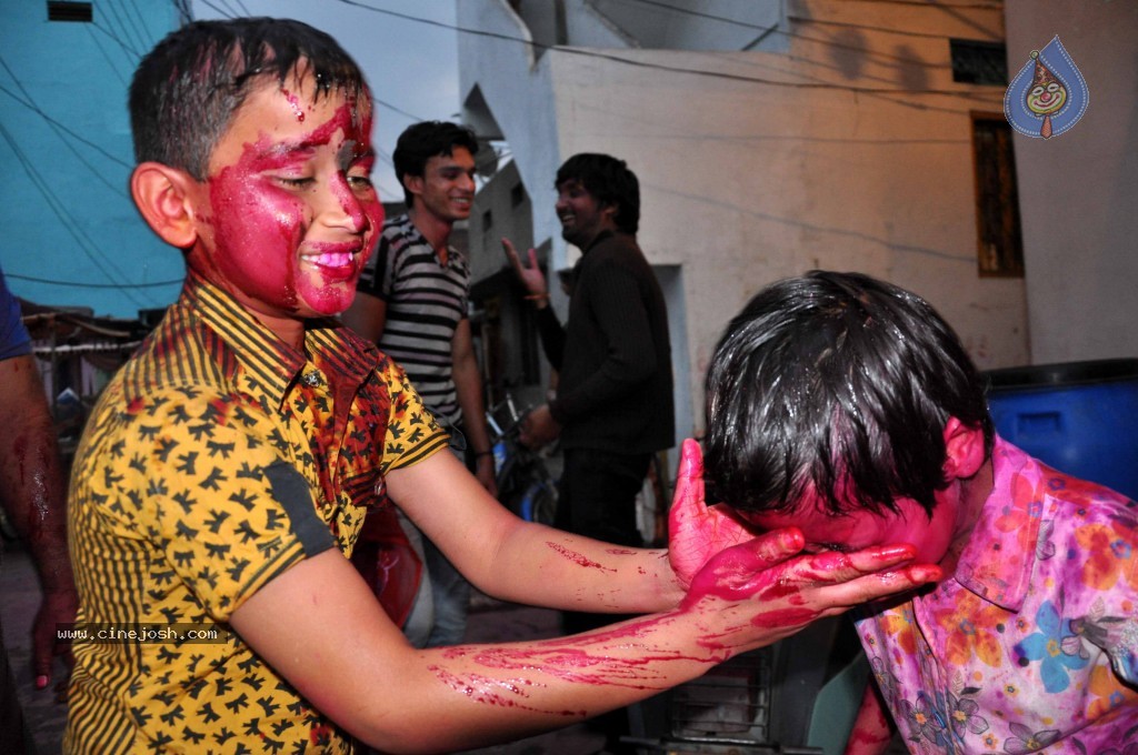 Holi Celebrations at Hyderabad - 18 / 73 photos