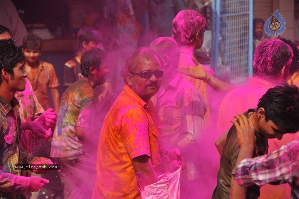 Holi Celebrations at Hyderabad - 40 / 73 photos