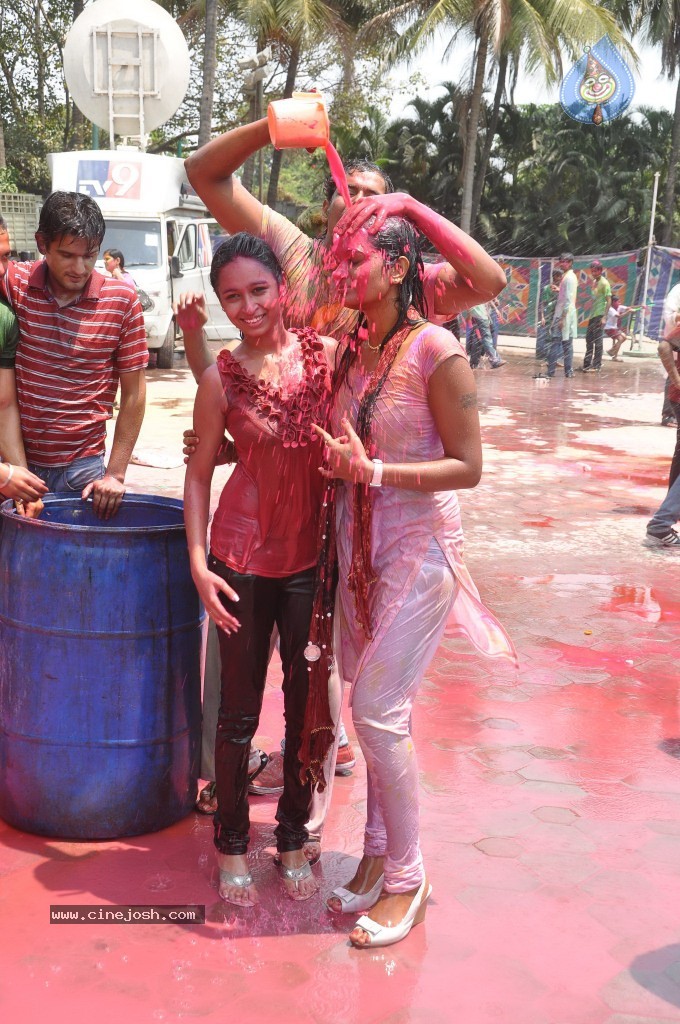 Holi Celebrations at Hyderabad - 50 / 73 photos