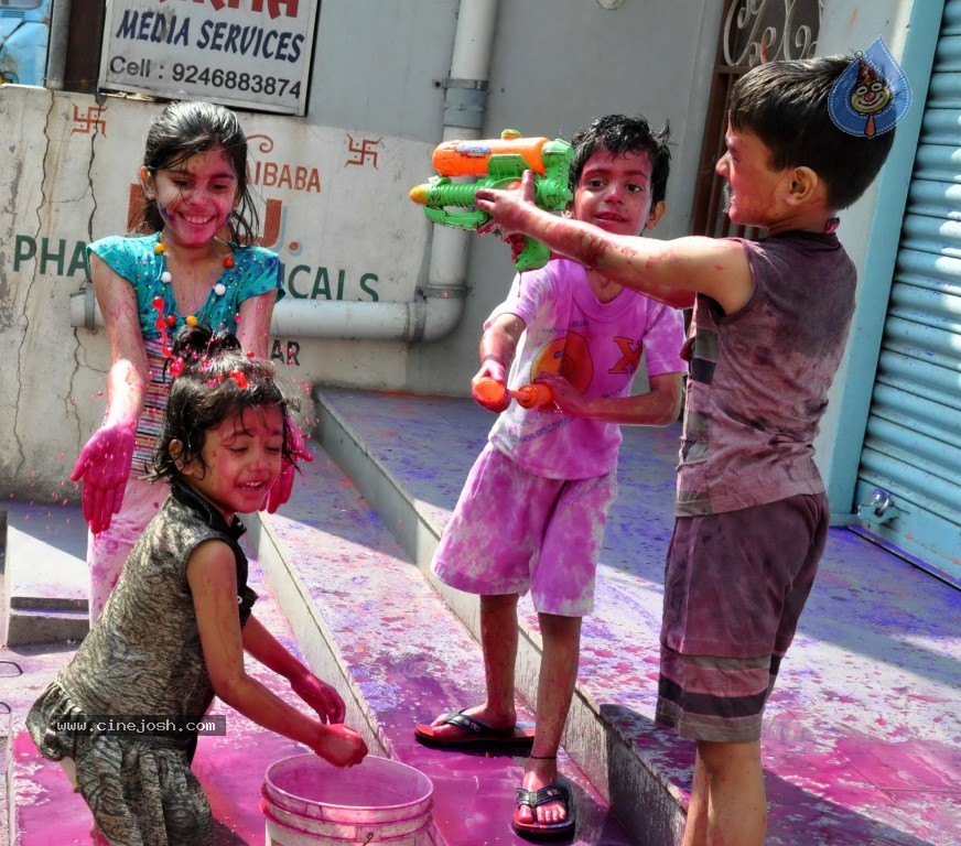 Holi Celebrations at Hyderabad - 56 / 73 photos