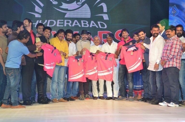 Hyderabad Talvar Cricket League Logo Launch - 56 / 64 photos