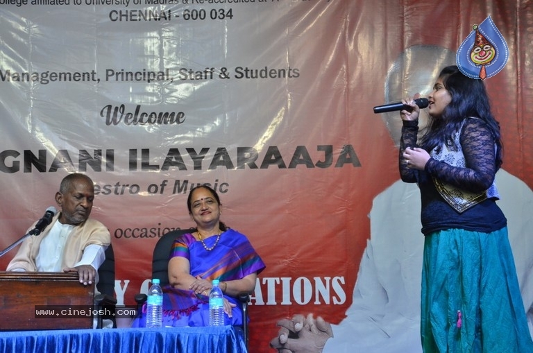 Ilayaraja 75th Birthday Celebration With MOP Vaishnav College For Women - 25 / 39 photos