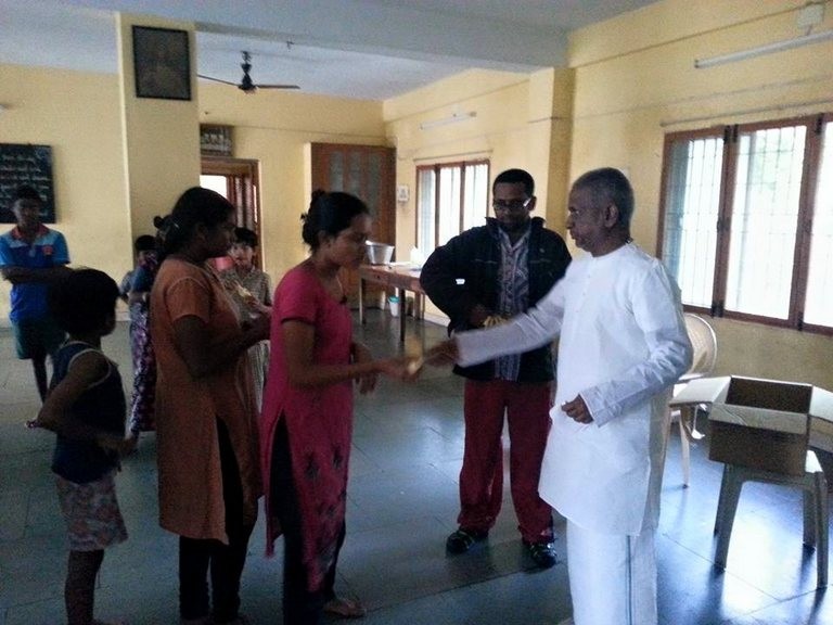 Ilayaraja Rescue Operation at Little Flower School for Blind - 14 / 28 photos