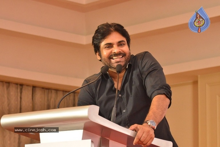 JanaSena Chief Pawan Kalyan Press Meet In Chennai - 6 / 22 photos