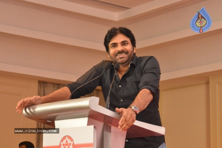 JanaSena Chief Pawan Kalyan Press Meet In Chennai - 22 / 22 photos