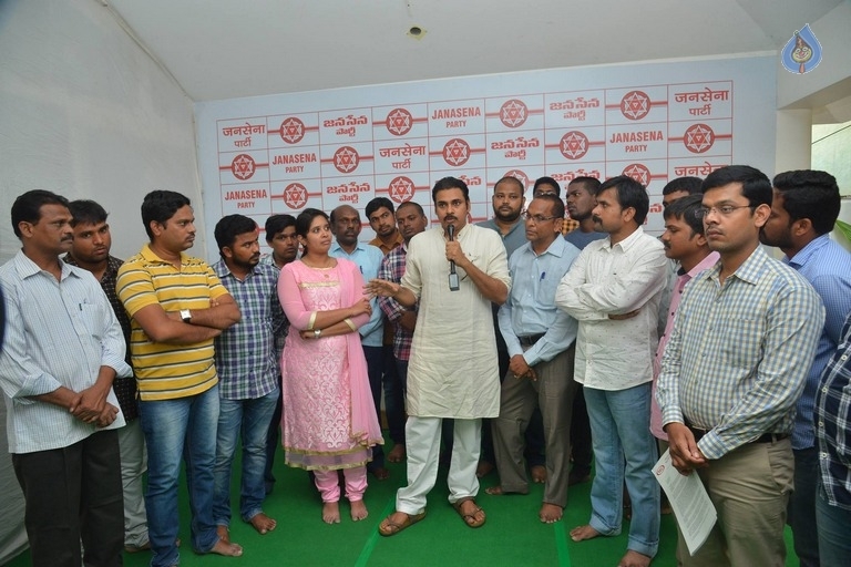 JanaSena Opposing DCI Ltd Privatization - 8 / 18 photos
