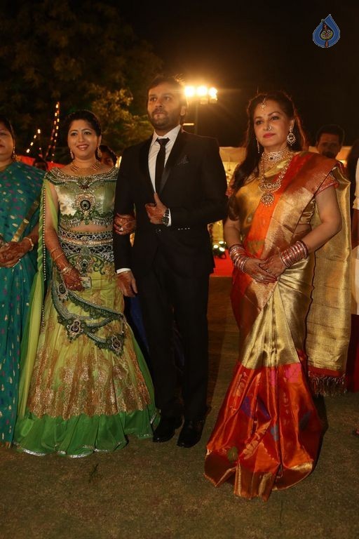 Jaya Prada Son Siddharth Wedding Reception 1 - 26 / 84 photos